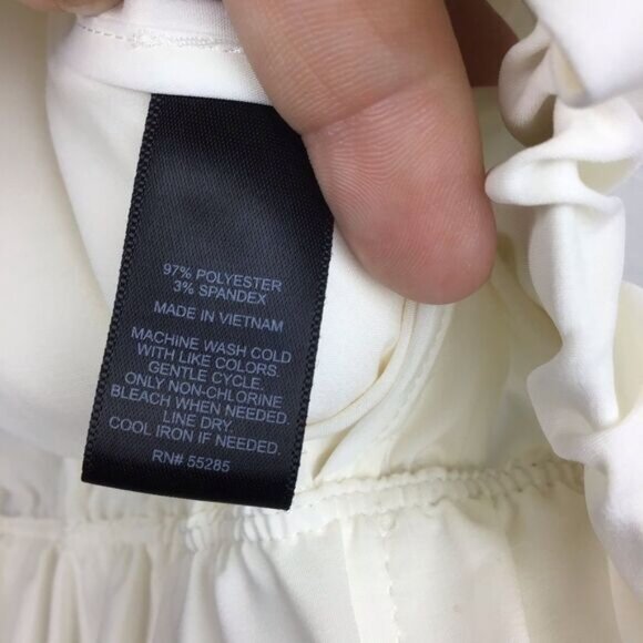 Express Bomber Jacket, NWT Cream Bomber Zip Jacket, Size - Medium - Picture 8 of 8